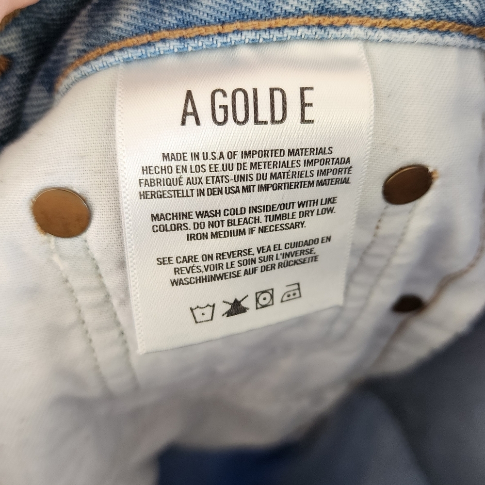 Agolde Riley High Rise Straight Crop Jeans - Picture 11 of 12